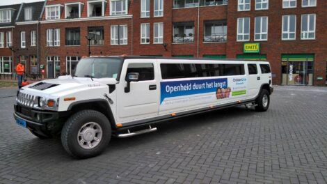 Limousine bedrukken | Gepersonaliseerd | Vallei Limousines | Limousine huren
