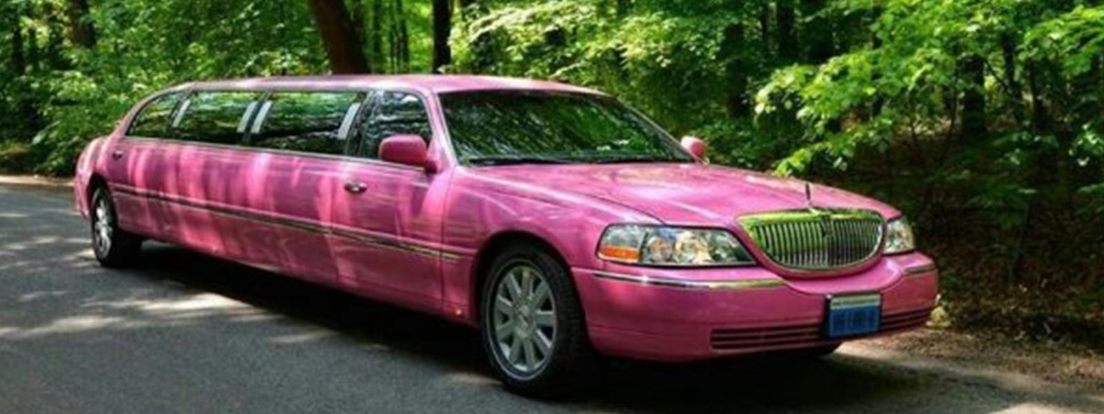 Roze Lincoln Limousine | Vallei-Limousines