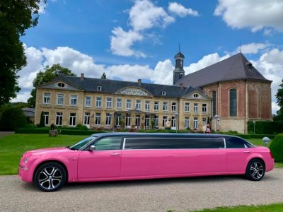 Roze limousine