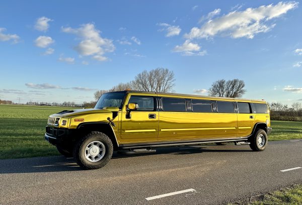 Gouden Hummer limousine