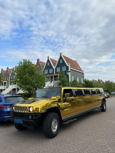Gouden limousine - Gouden Hummer H2 limousine